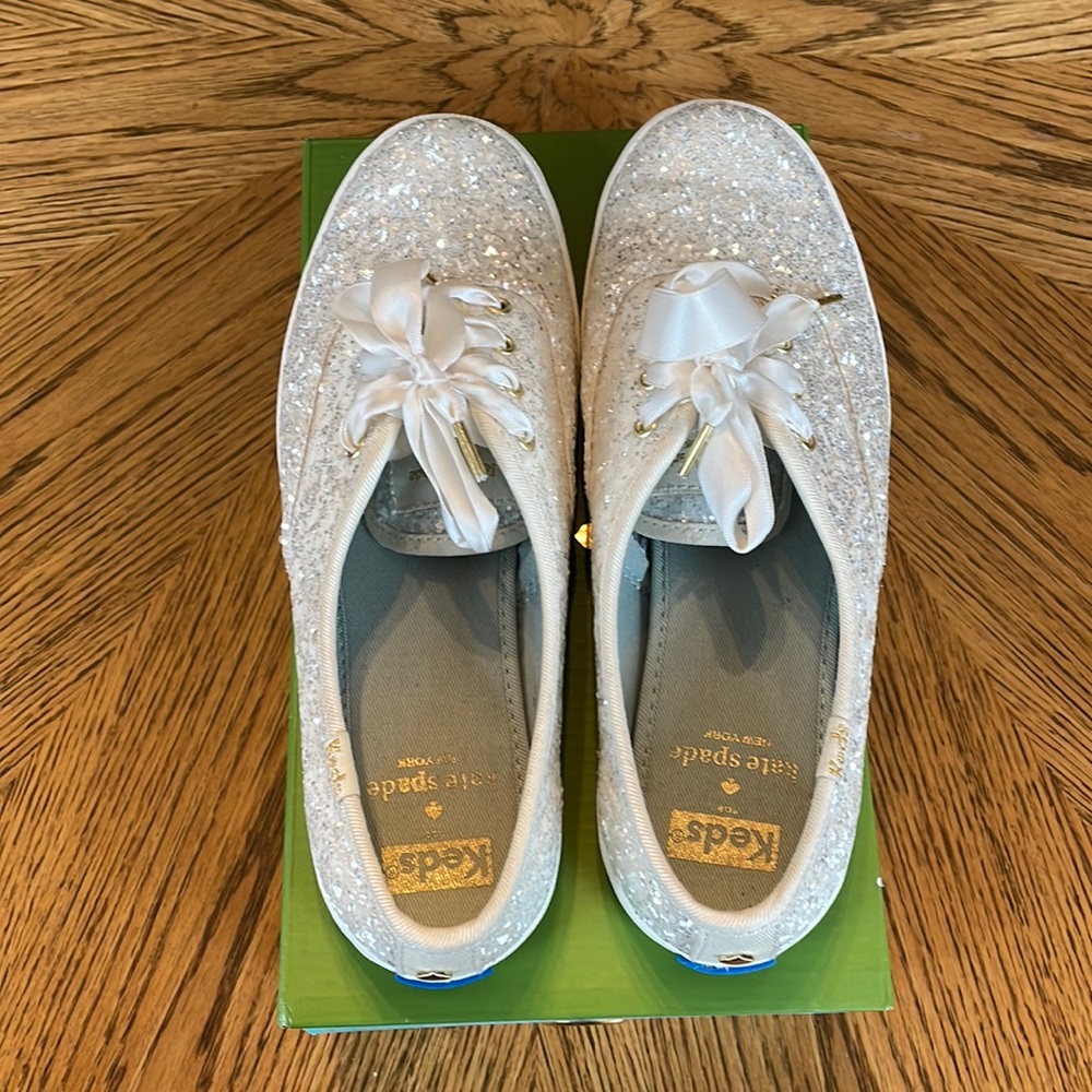 Keds by Kate Spade Glitter Cream